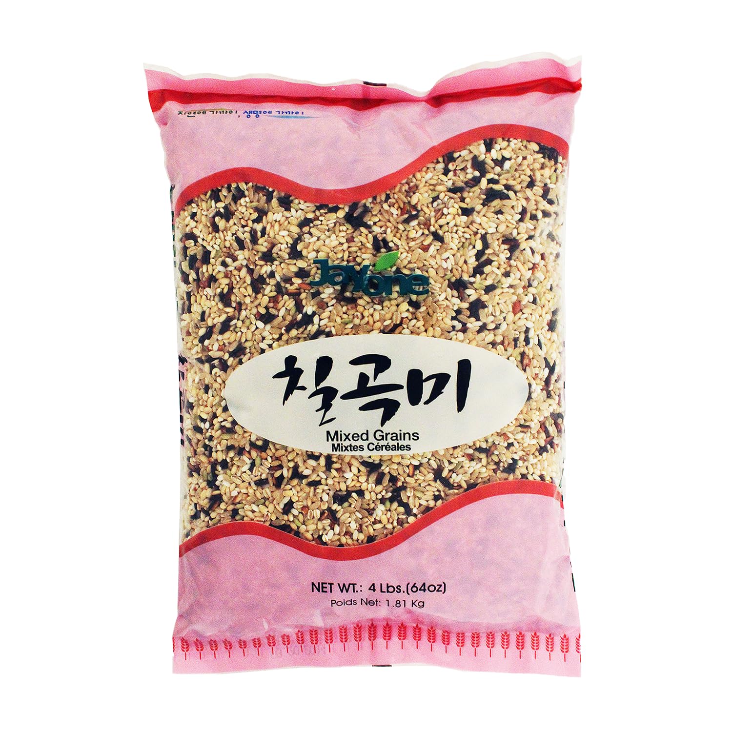 Korean Mixed Grain Rice, Multi-Variety Pack with White, Brown, Black, Sweet, and 5, 15 Mixed Grains (1 pack, 7 Mixed Grain 4lbs)
