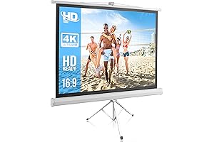 Pyle 50-Inch Portable Projector Screen Tripod Stand