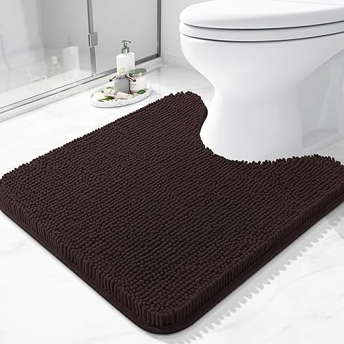Miniatura 168 de Arotive Alfombras de Baño 30x20, Alfombras de Baño de Chenilla Shaggy Extra Suaves y Absorbentes, Lavables a Máquina con Respaldo de Goma