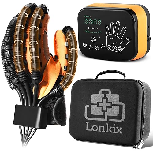 Linkox - Guantes robot de rehabilitación de manos  Guante de mano robot para pacientes con accidente cerebrovascular, parálisis y artritis  Incluye