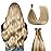 Sunya I Tip Hair Extensions Human Hair 20 Inch Ash Blonde Highlighted Bleach Blonde I Tip Human Hair Extensions P18/613 50g/50S