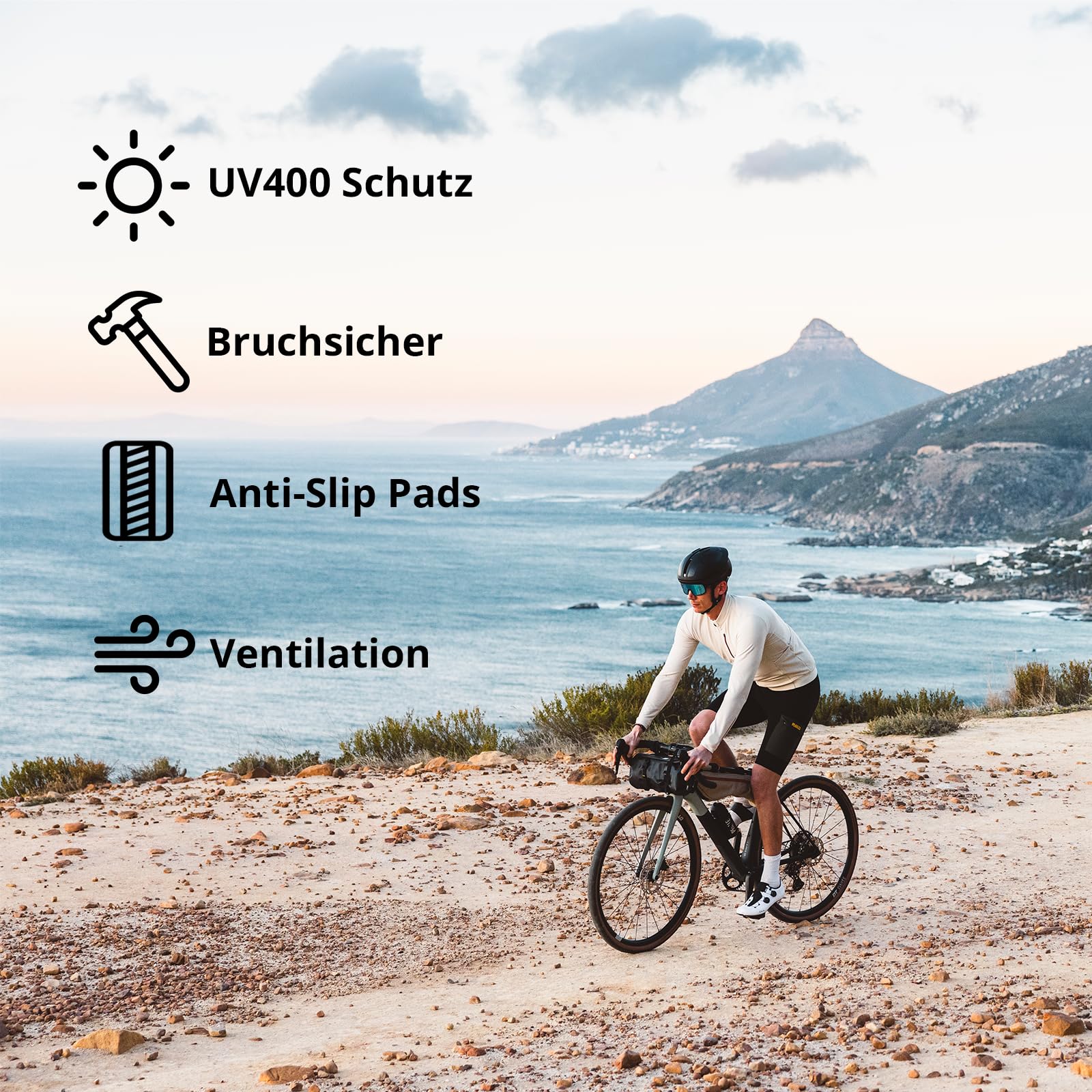 NAKED Optics Blade okulary sportowe męskie, okulary rowerowe damskie, sportowe okulary przeciwsłoneczne z ochroną UV400, szybkie okulary, okulary do jazdy na rowerze wyścigowym, okulary do biegania,