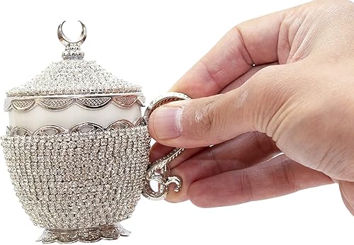 Miniatura 9 de Alisveristime Juego de 27 platillos de café turco griego árabe (Gelincik) (plata)