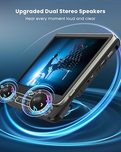 Miniatura 7 de WONNIE Reproductor de video con reposacabezas de 12 pulgadas para automóvil, compatible con video 1080PMP4 con entradasalida HDMI, soporte de