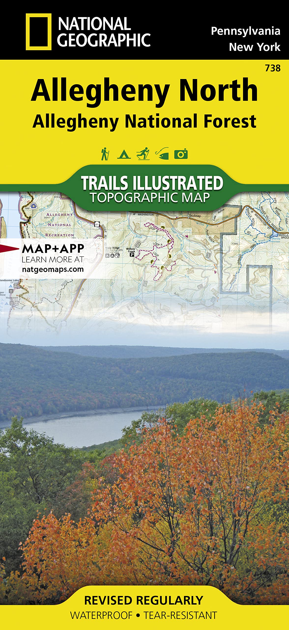 Allegheny North Map [Allegheny National Forest] (National Geographic Trails Illustrated Map, 738)