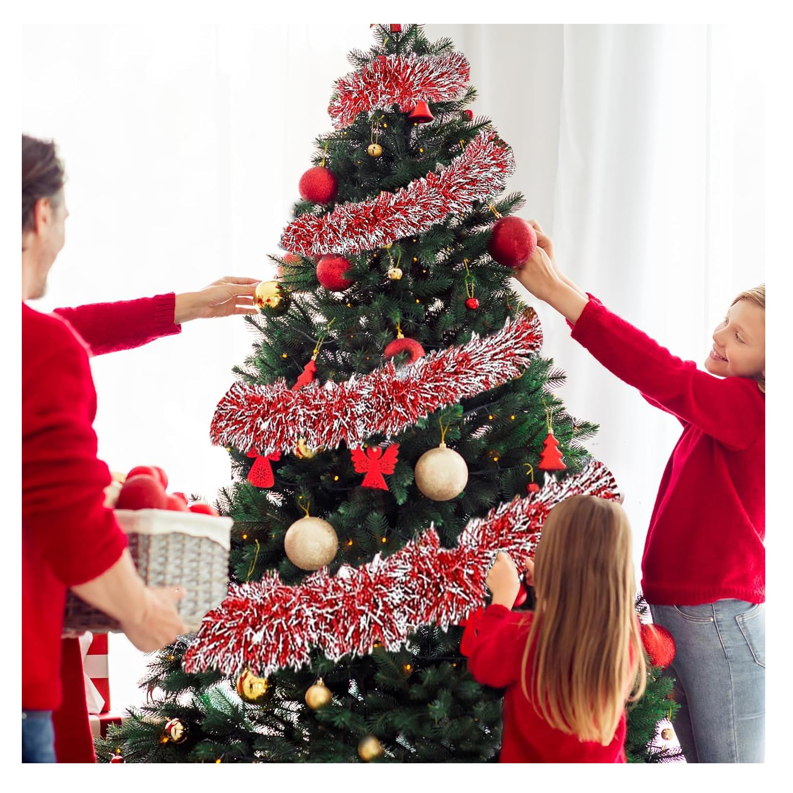 Fiocchi Rossi Per Ghirlanda, Decorazione Natalizia In Velluto, Decorazione Per Atrioni - Foto 9