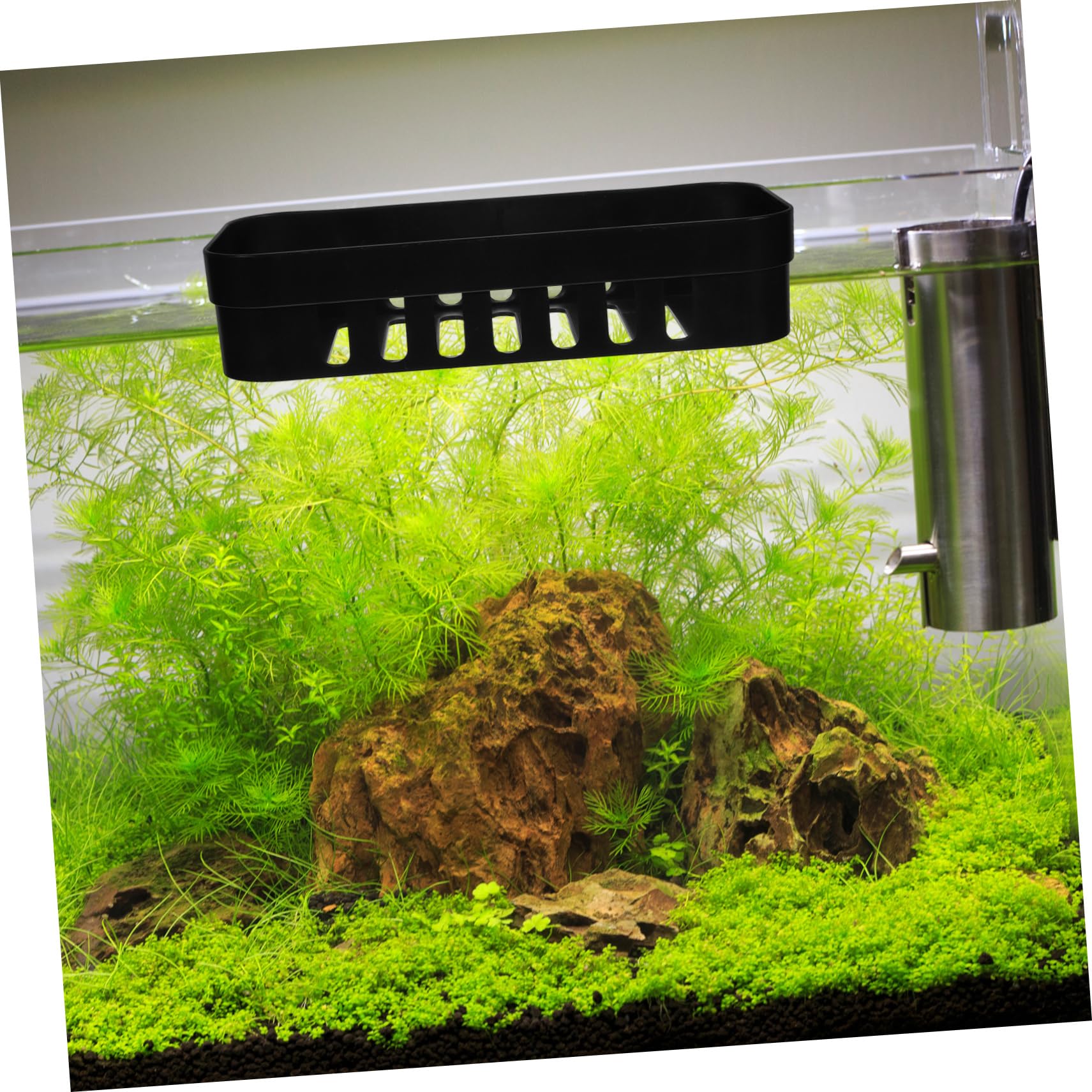 Toddmomy 5 Zestawów Roślina Wodna Doniczka Akcesoria Do Akwarium Fish Tank Plant Pot Wodne Sadzenia Garnek Akwarium Wiszące Sadzarka Akwarium Sadzenia Kosze Fish Tank Uchwyt Na 2 szt*5