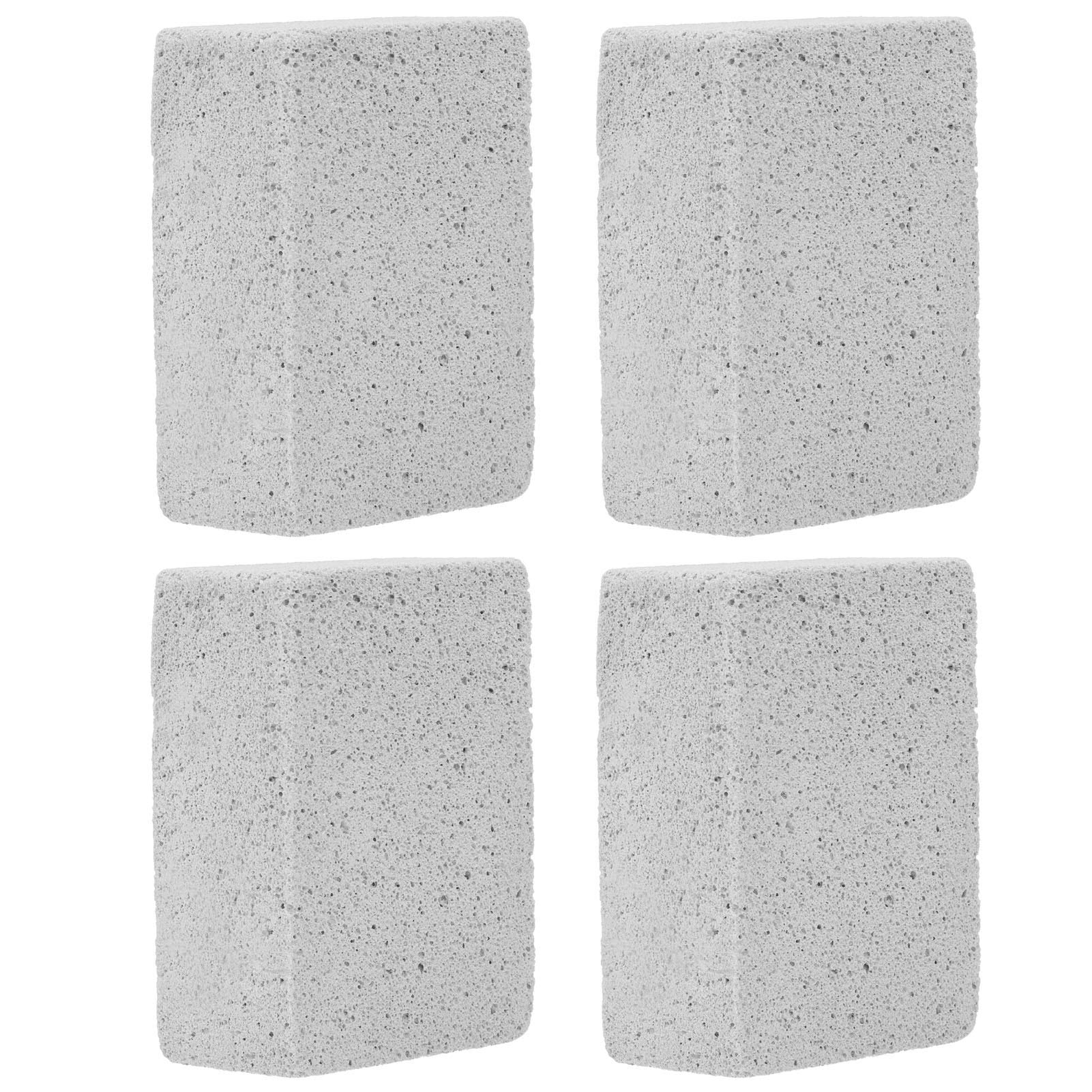 Block 4PCS, 4PCS BBQ Bricks Stone Scraper Barbecue Grill Brick Scrapers Grease Tools Kitchen Gadgets Cleaner Accessory