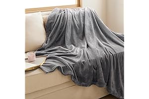 Utopia Bedding: Grey Twin Size Fleece Blanket, 60x80 Inches