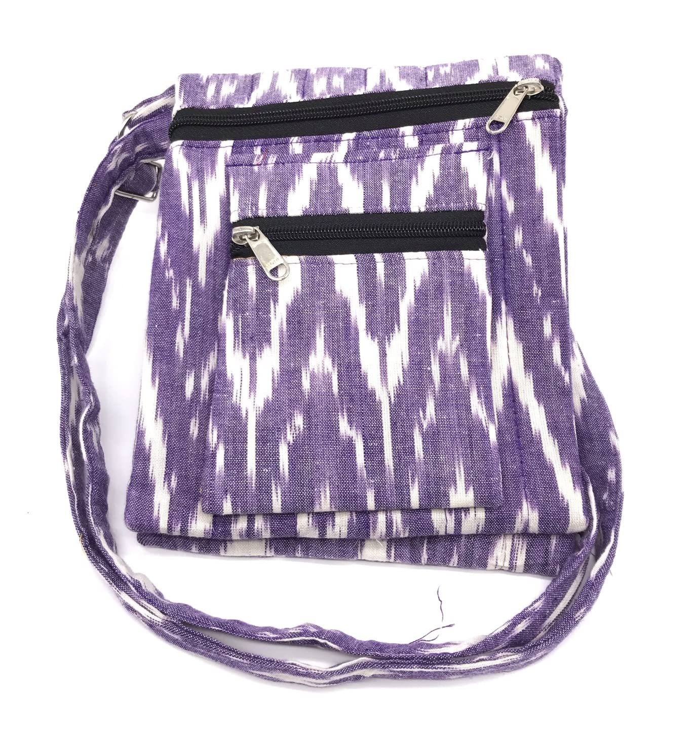 srishopify handicrafts Phone Bags For Women Adjustable Strap 3 Pockets Multifunctional Mobile Pouch Sling Bags For Girls Cell Phone Purses Cotton Ikkat Design Gifts for Sister 9 Inch Violet (B0BZ4QJJ4Q) Amazon Price History, Amazon Price Tracker
