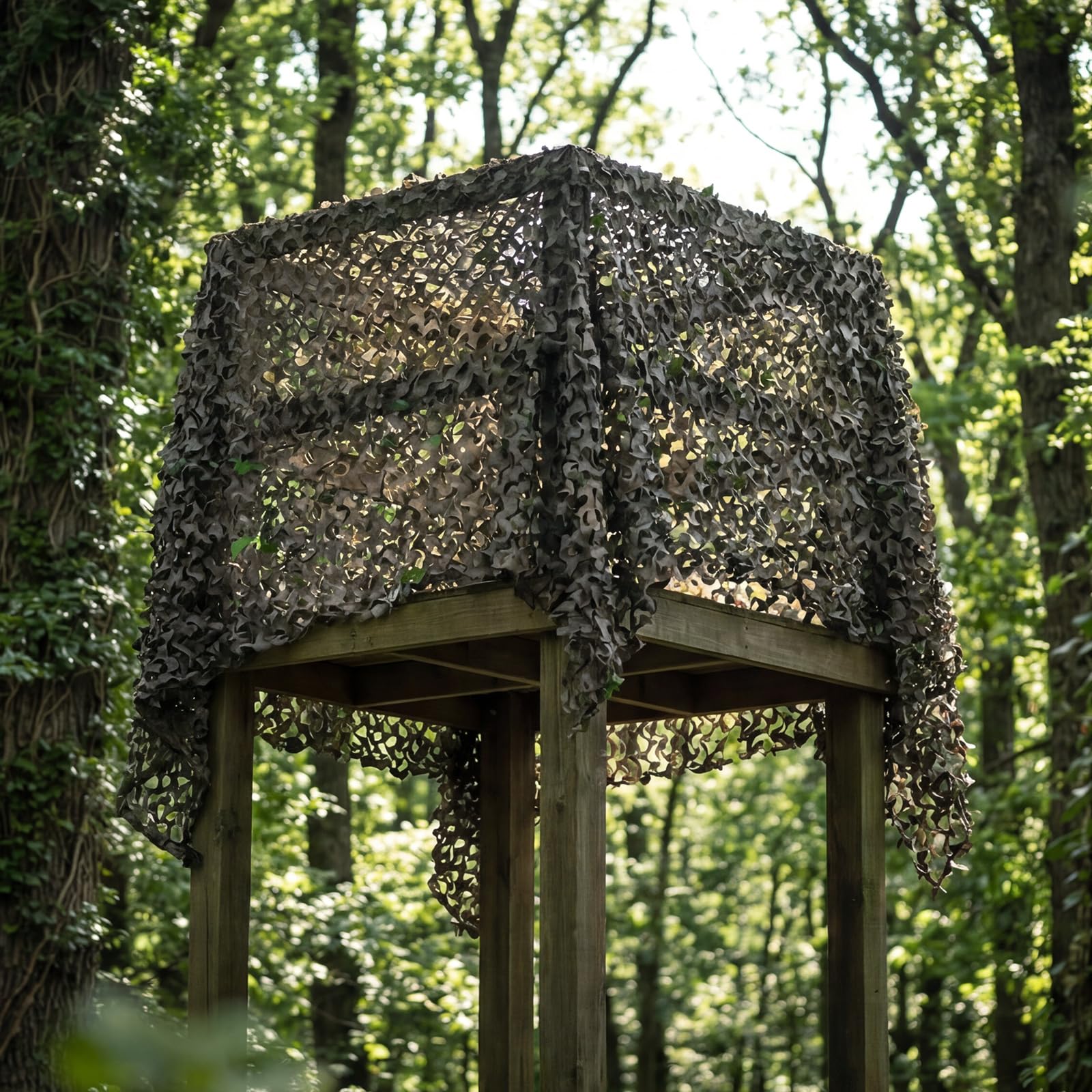 LOOGU - Red de Camuflaje para cortavistas, protección Solar, decoración de bosques, diseño de árboles, para el hogar, jardín, Camping, Caza — view 33
