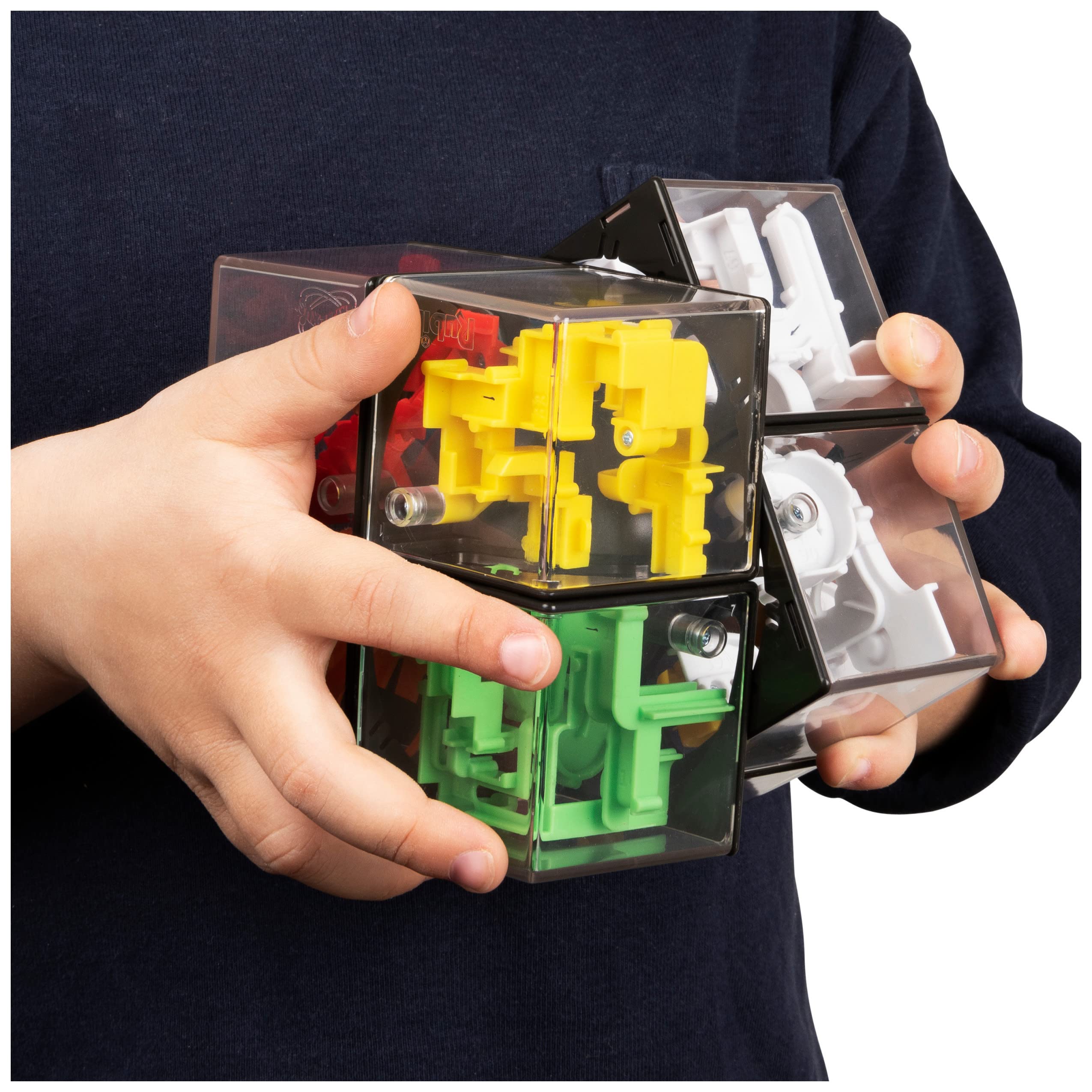 Spin Master Games - Rubik’s Perplexus Hybrid - Kugellabyrinth im 2x2 Zauberwürfel