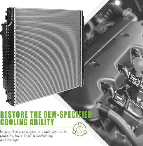 Miniatura 4 de SCITOO 2171 Radiador apto 2000-2005 para Ford para Excursion 6.8L 2000-2003 para Ford para Excursion 7.3L 1999-2004 para Ford para F-250 Super Duty