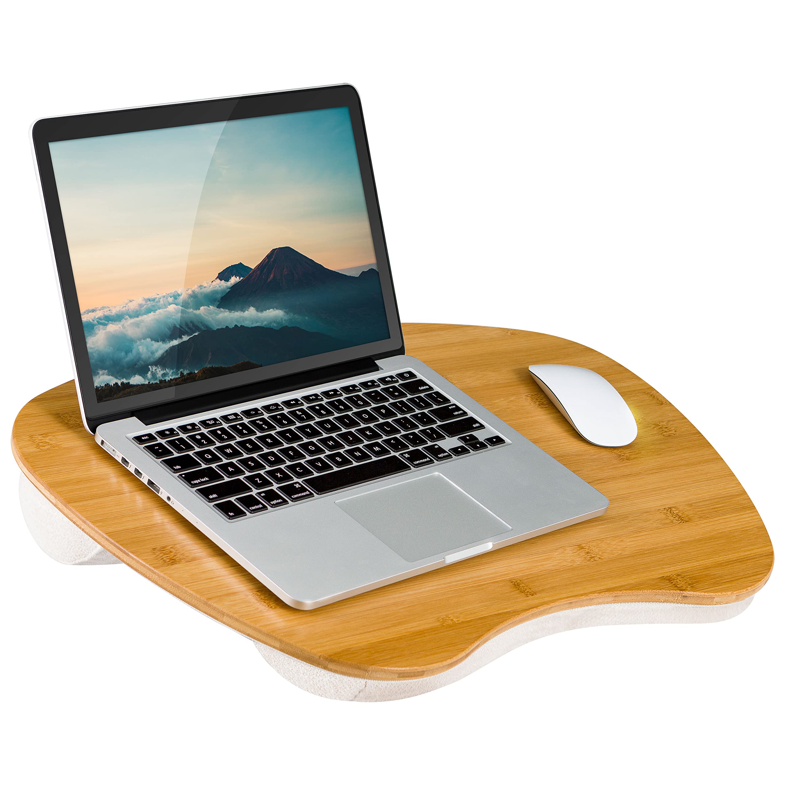 Amazon.com: LapGear Bamboo Lap Desk - Natural Bamboo - Fits up to 17.3 Inch  Laptops - Style No. 91697 : Office Products