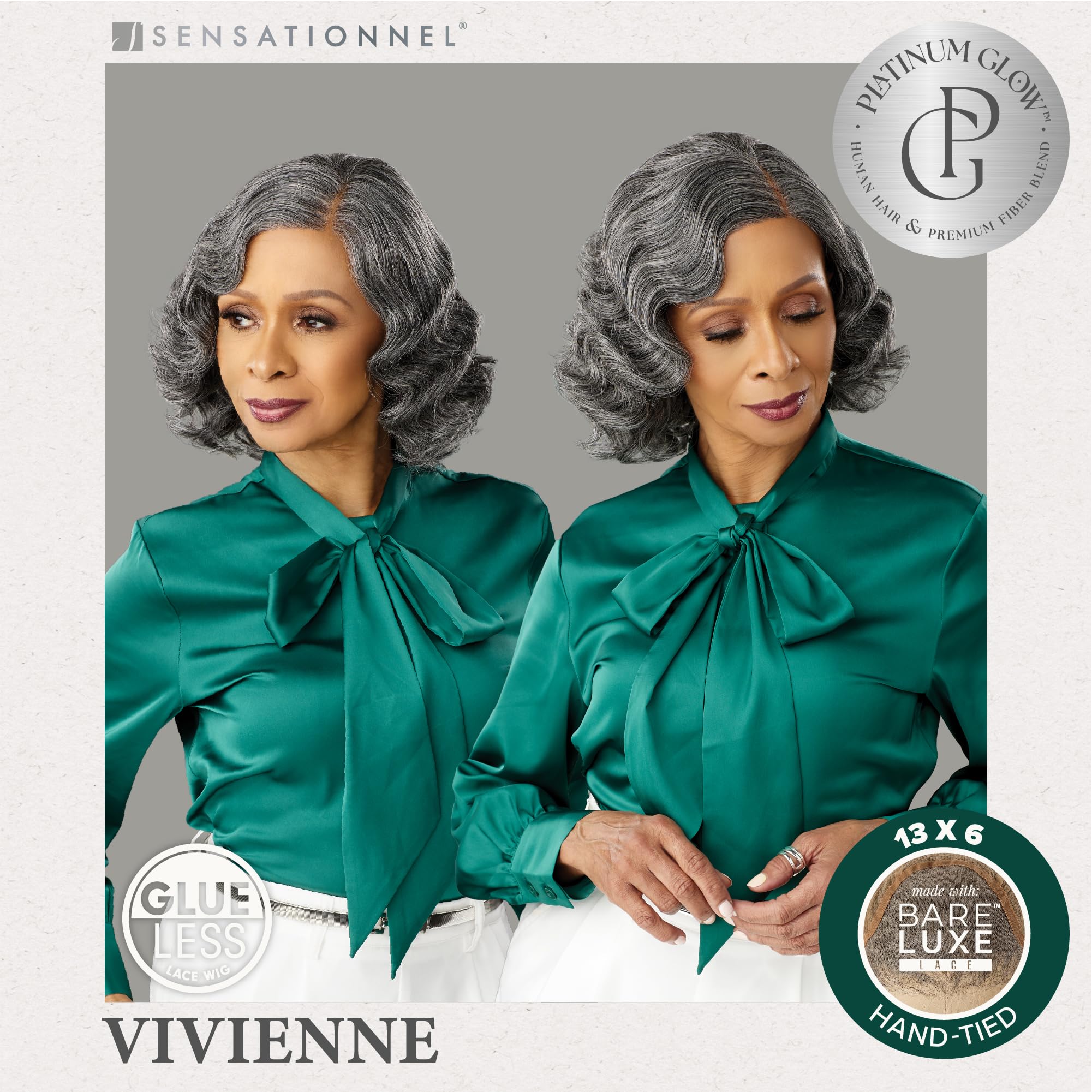 Amazon.com : Sensationnel Platinum Glow 13X6 Wig - Vivienne