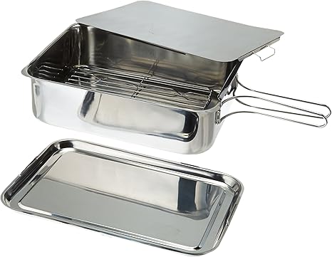 ExcelSteel Stainless Steel Stovetop Smoker ExcelSteel Stainless Steel Stovetop Smoker