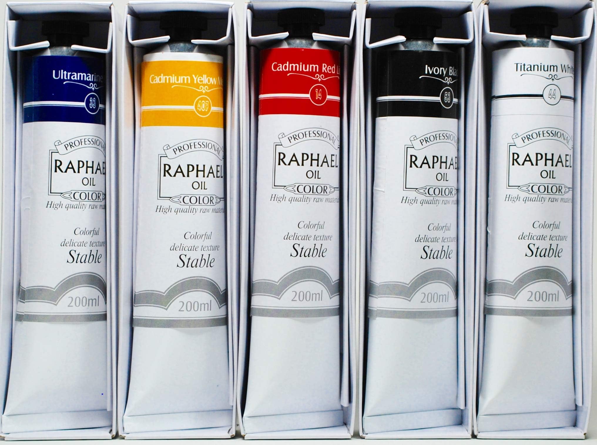 Raphael Primary Oil Color Set - Bundle of 5 Tubes