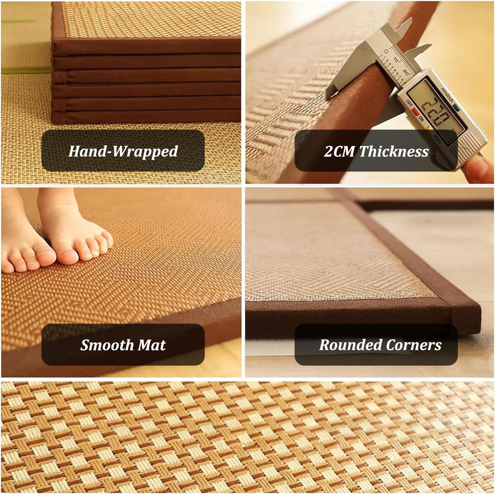 Amazon.com: XNSHENGXAN Japanese Tatami Mat,Summer Breathable