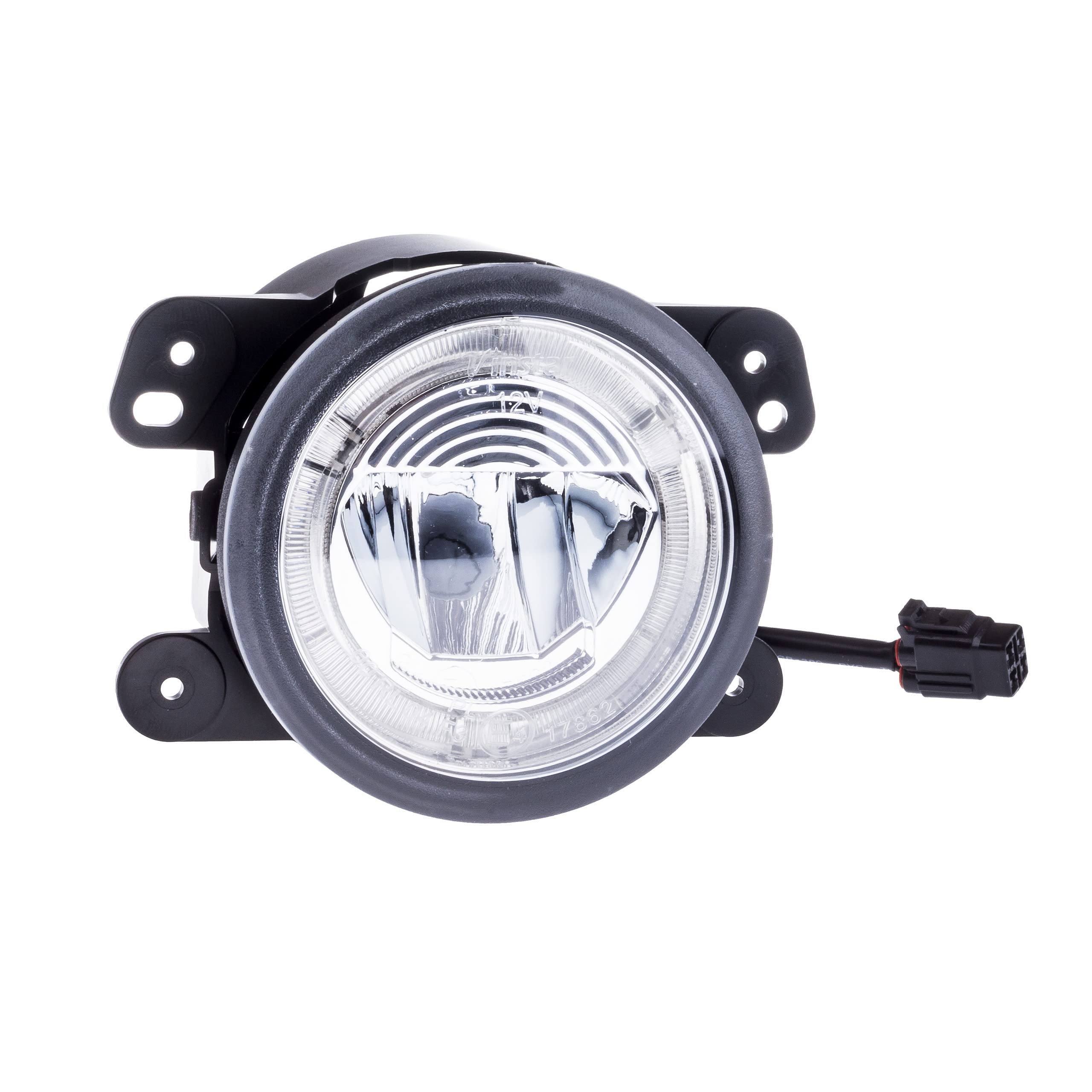 EinParts 2 en 1 Luz de circulación diurna del coche LED con certificado E4 R87, Luz Antiniebla Delantera Para Jeep Wrangler JK Facelift, Jeep Cherokee/Grand Cherokee, Dodge Journey