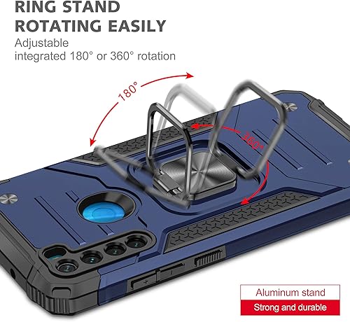 Miniatura 5 de Asuwish Funda para Redmi Note 8 KMKJ US Azul