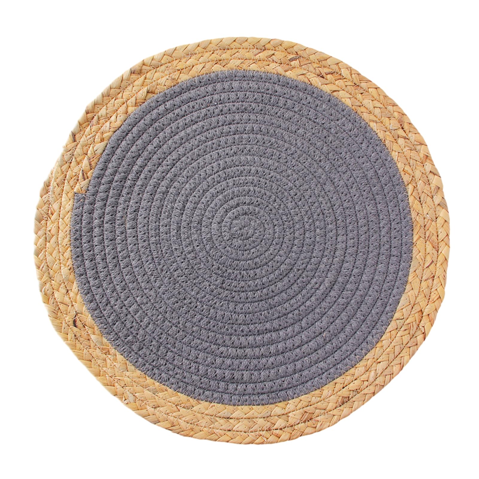 Handwoven Heat-Resistant Round Placemats Table Decor for Home Kitchen Dining