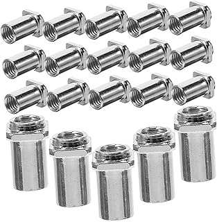 20 piezas de repuesto de tuercas giratorias de tambor para Tom Lug Essential piezas de repuesto para tambores electrónicos y acústicos Accesorios de tambor de piso Suministro de tambor duradero