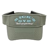 Rick & Morty Cartoon Series Rick's Gym Embroidered Green Visor