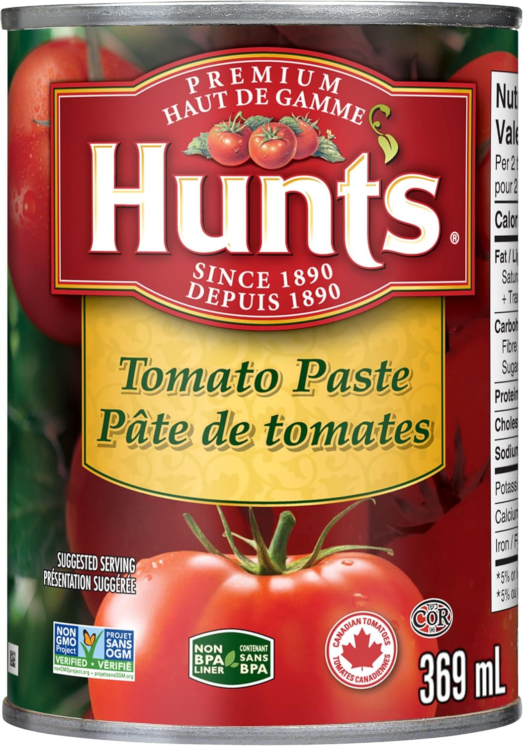 Hunt's Tomato Paste, 369 ml, Pack of 24 Amazon.ca Grocery & Gourmet Food