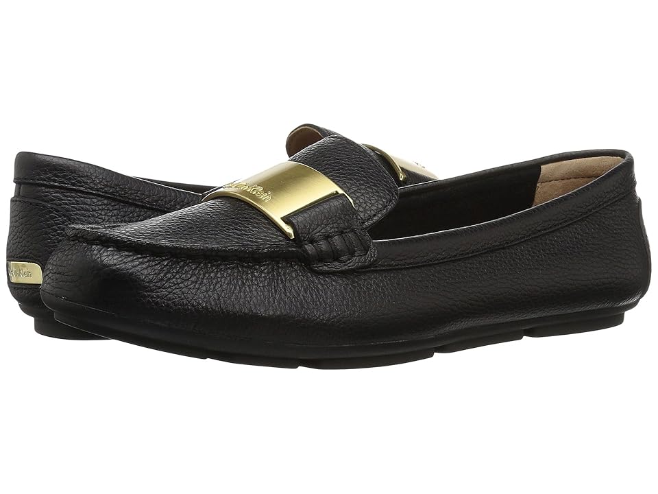 

Calvin Klein Lisette Loafer (Black Glazed Tumbled) Women's Shoes