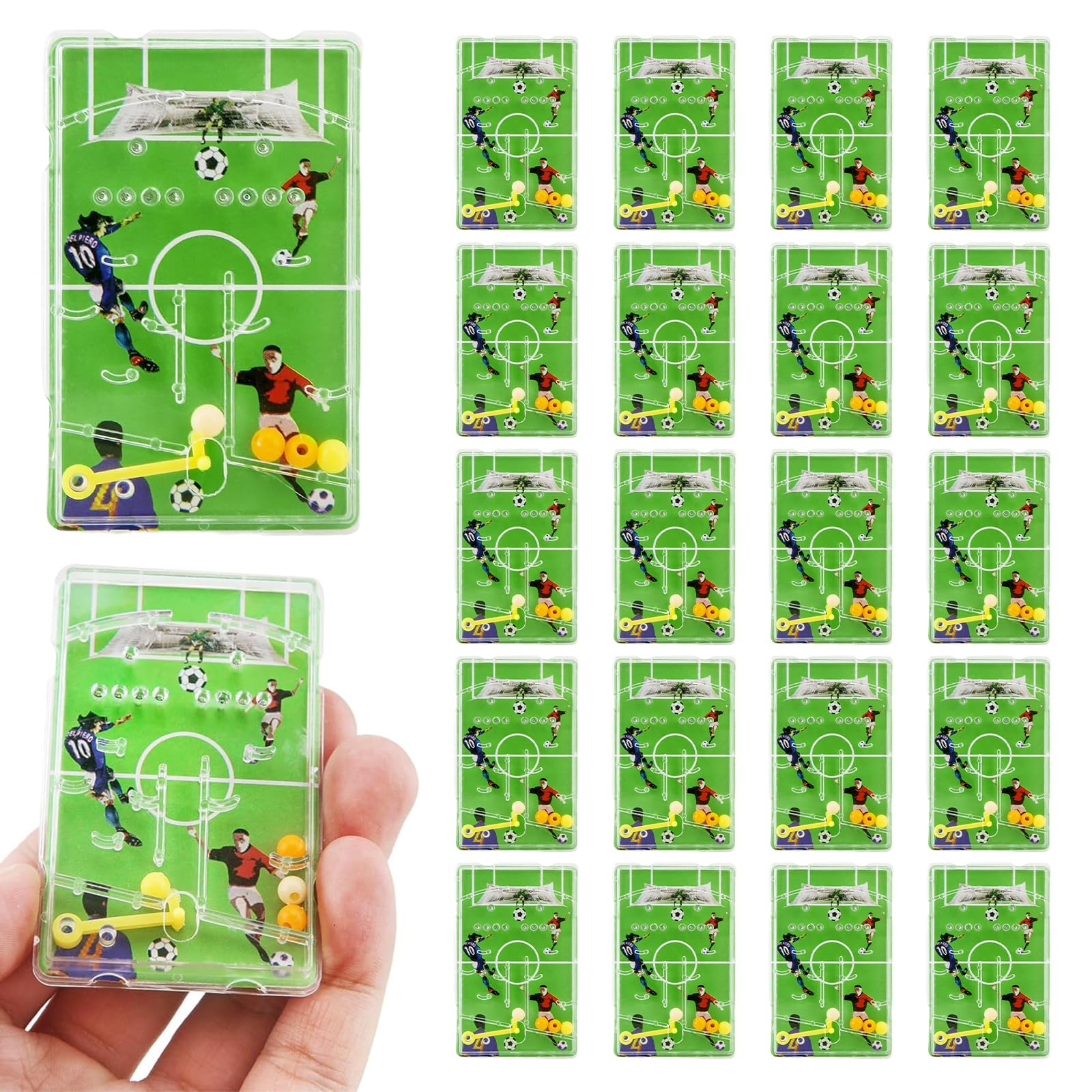 20 sztuk prezentów piłkarskich, mini pinball, gra cierpliwości dla dzieci, urodziny dzieci, piłka nożna mieszanka gier