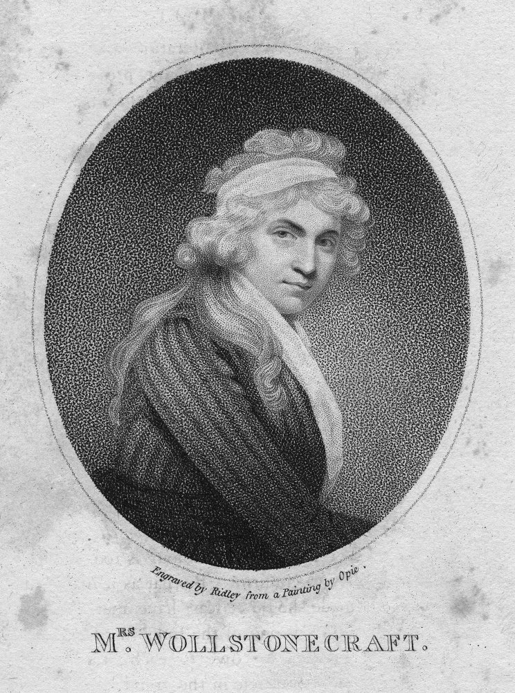 Mary W Godwin (1759-1797) Nmary Wollstonecraft Godwin English Political Writer Stipple Engraving 1796 By William Ridley After A Painting By John Opie Poster Print by (18 x 24)