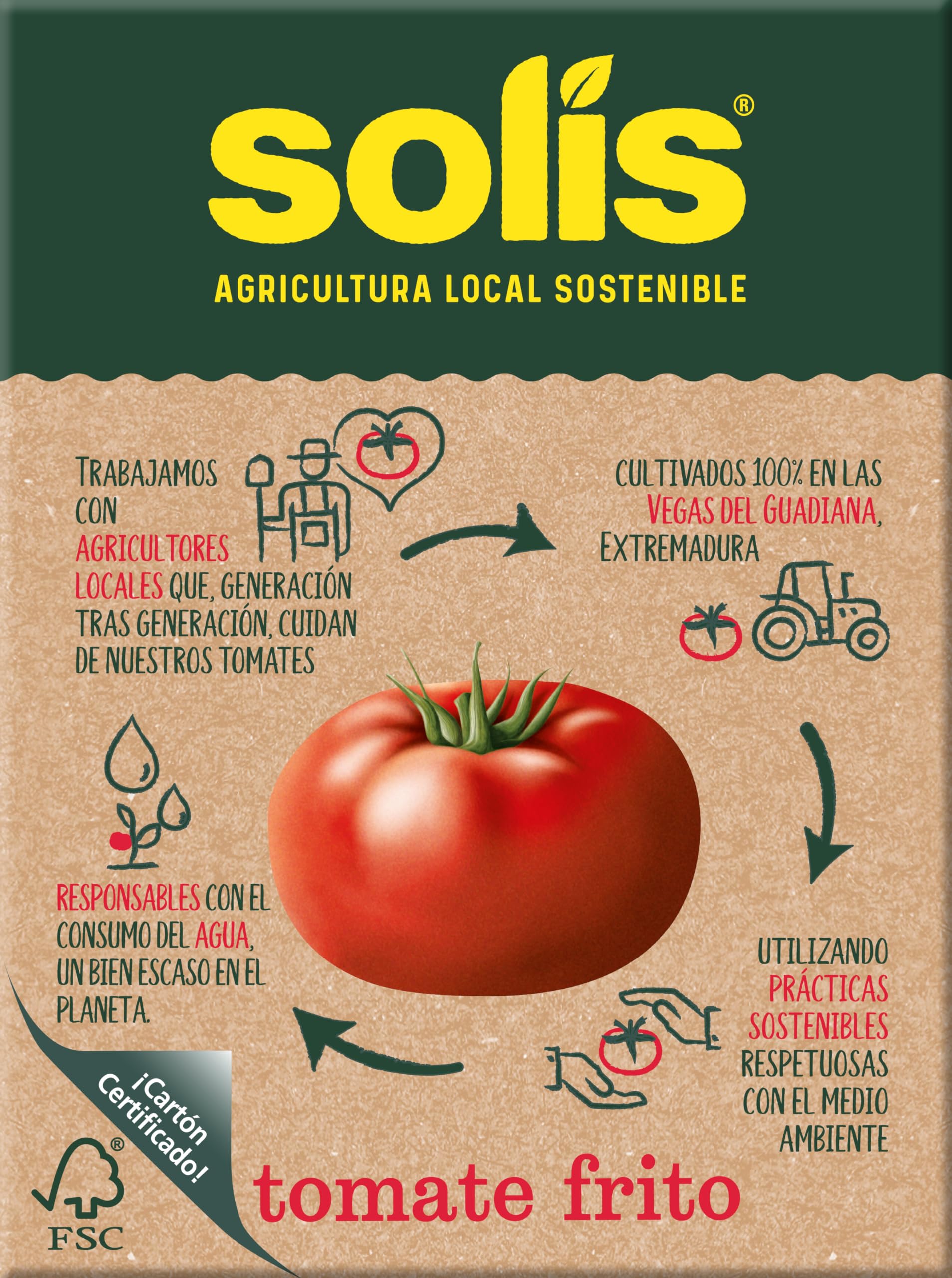 Solis Salsa de tomate COMBI OLIVA 12 x 350 g