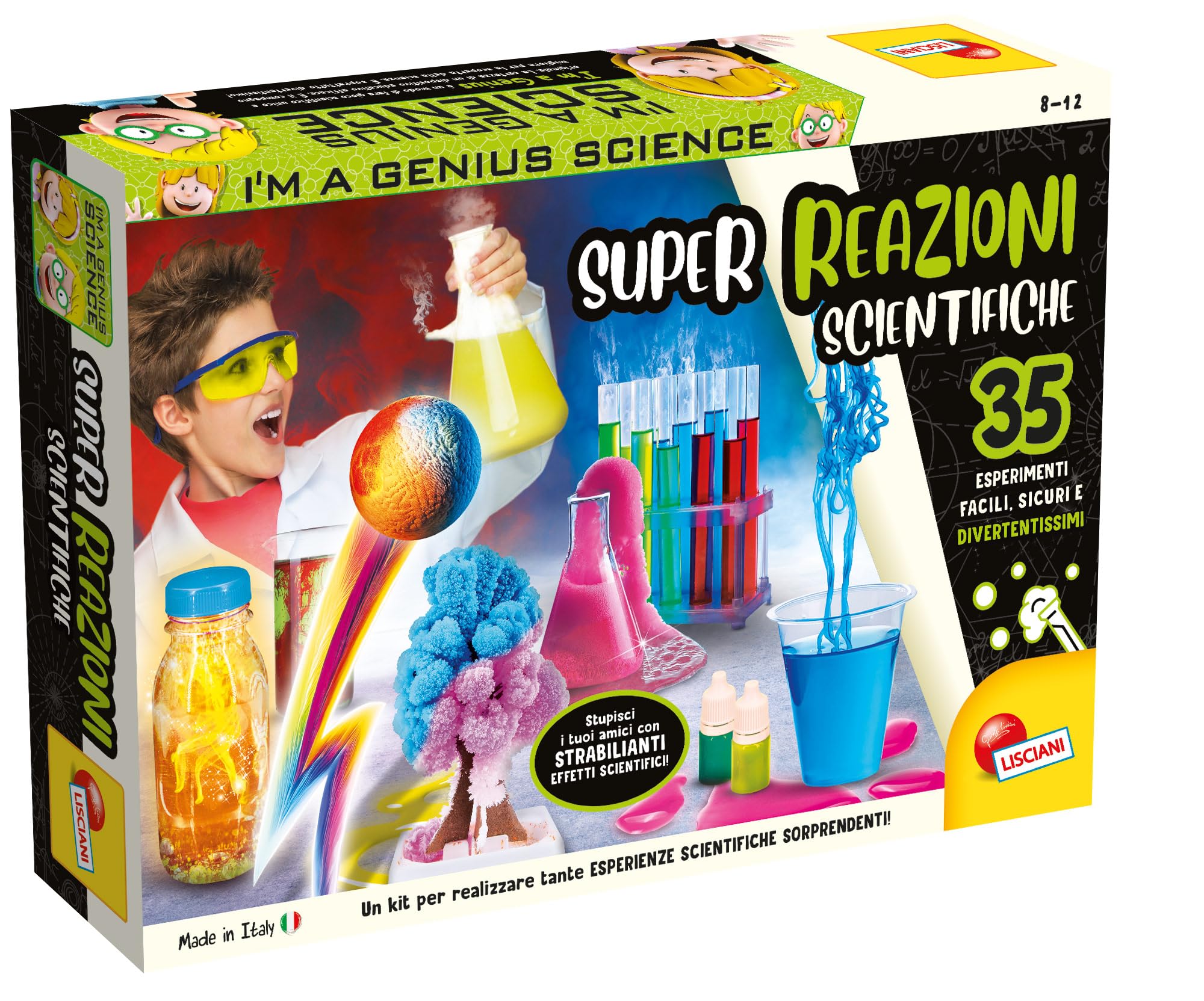 Lisciani Giochi I'm A Genius Laboratorio Super REAZIONI