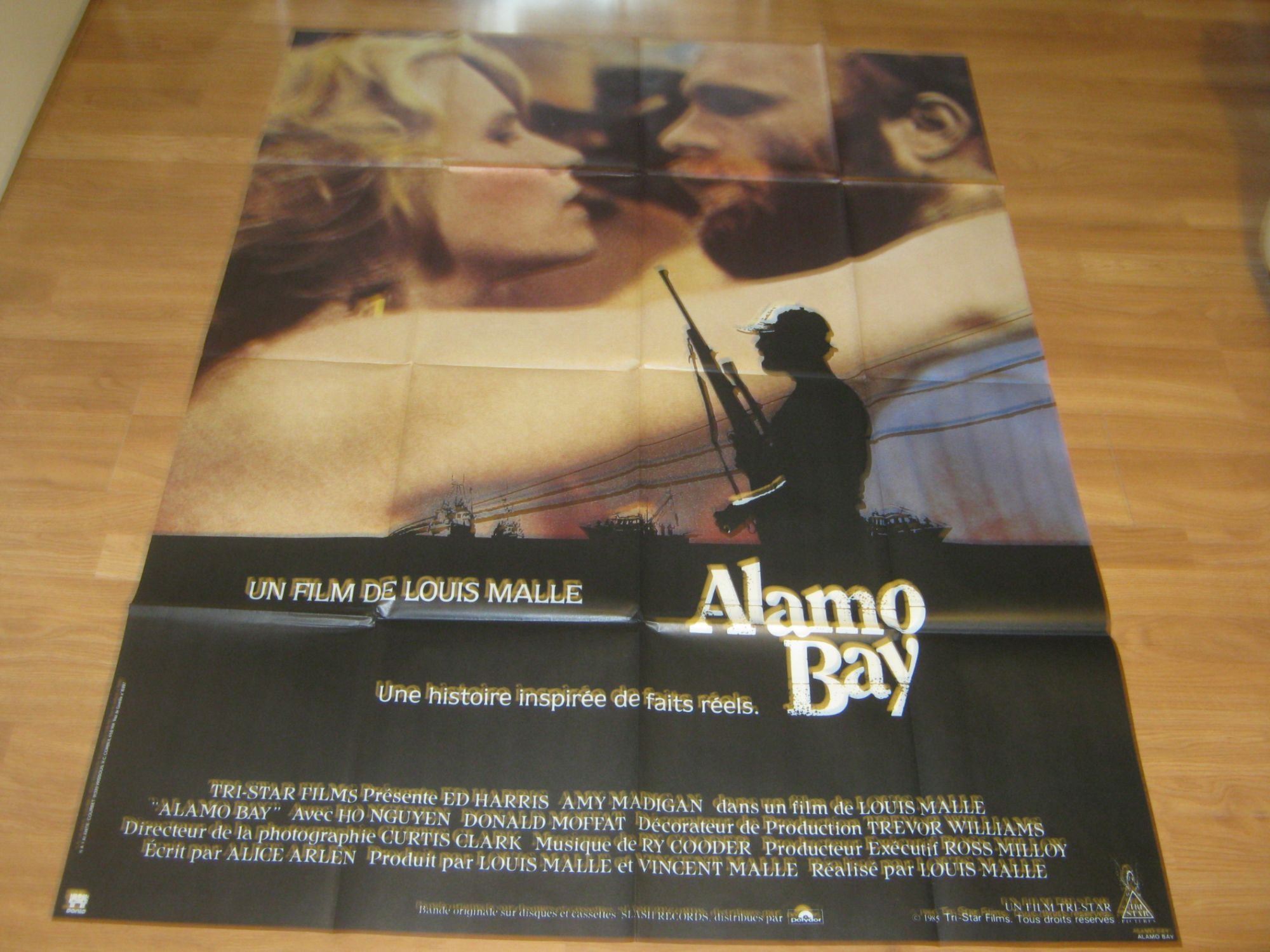 Affiche Alamo Bay 1985 Louis Malle 116X158Cm originale grand format