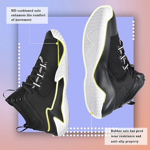 Miniatura 4 de Tenis de baloncesto para hombre, transpirables, antideslizantes, para correr