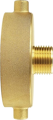 Miniatura 5 de NOVINO Adaptador de manguera para hidrante de incendios de 2-12 pulgadas NSTNH hembra x 34 pulgadas GHT macho, adaptador de boca de incendios de