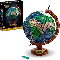 LEGO® Ideas O Globo 21332 Kit de Construção; Modelo para Construir e Exibir para Adultos (2585 peças)
