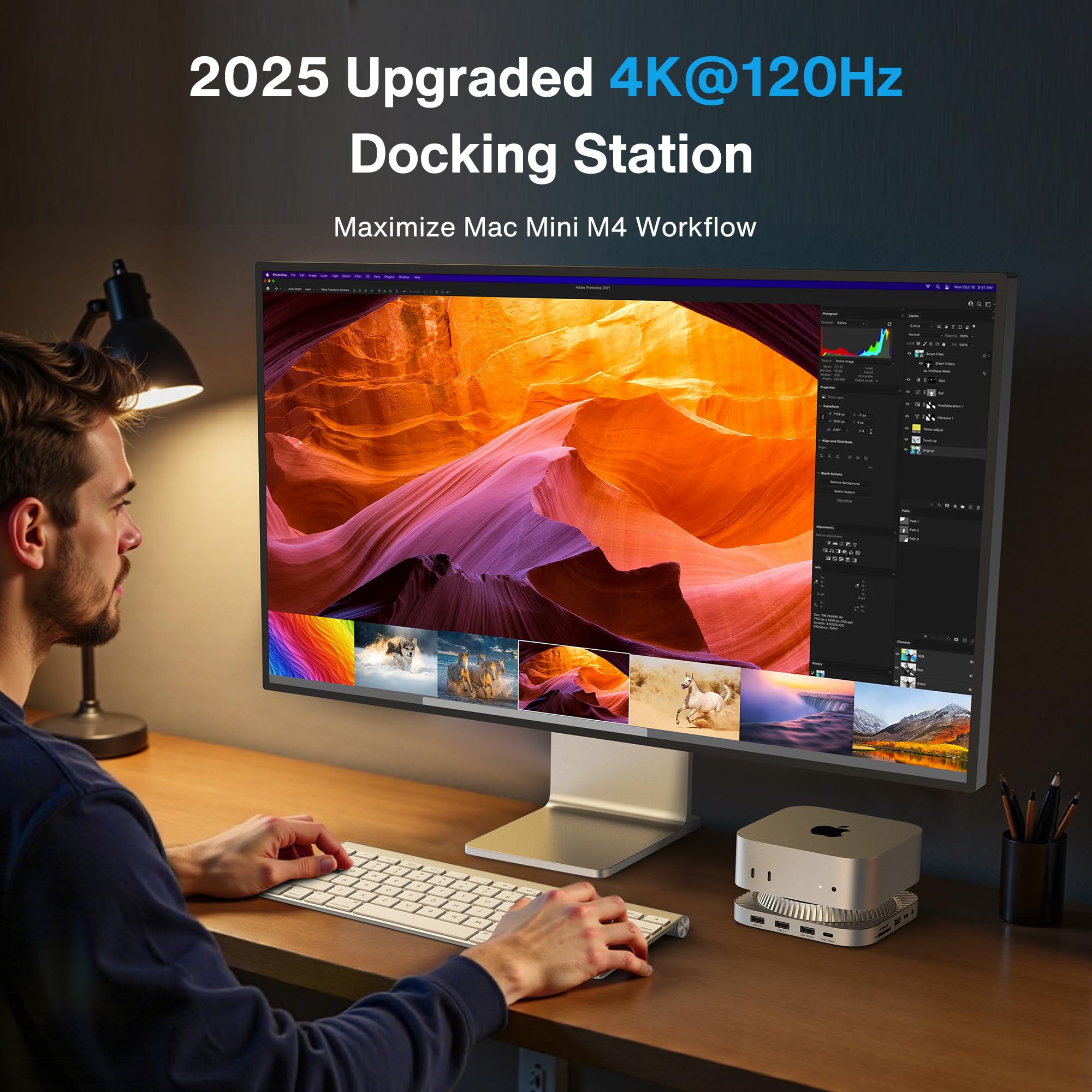 Snapklik IVANKY 13 in 1 Mac Mini M4 Dock Ultra Docking Station Stand snapklik-ivanky-13-in-1-mac-mini-m4-dock-ultra-docking-station-stand