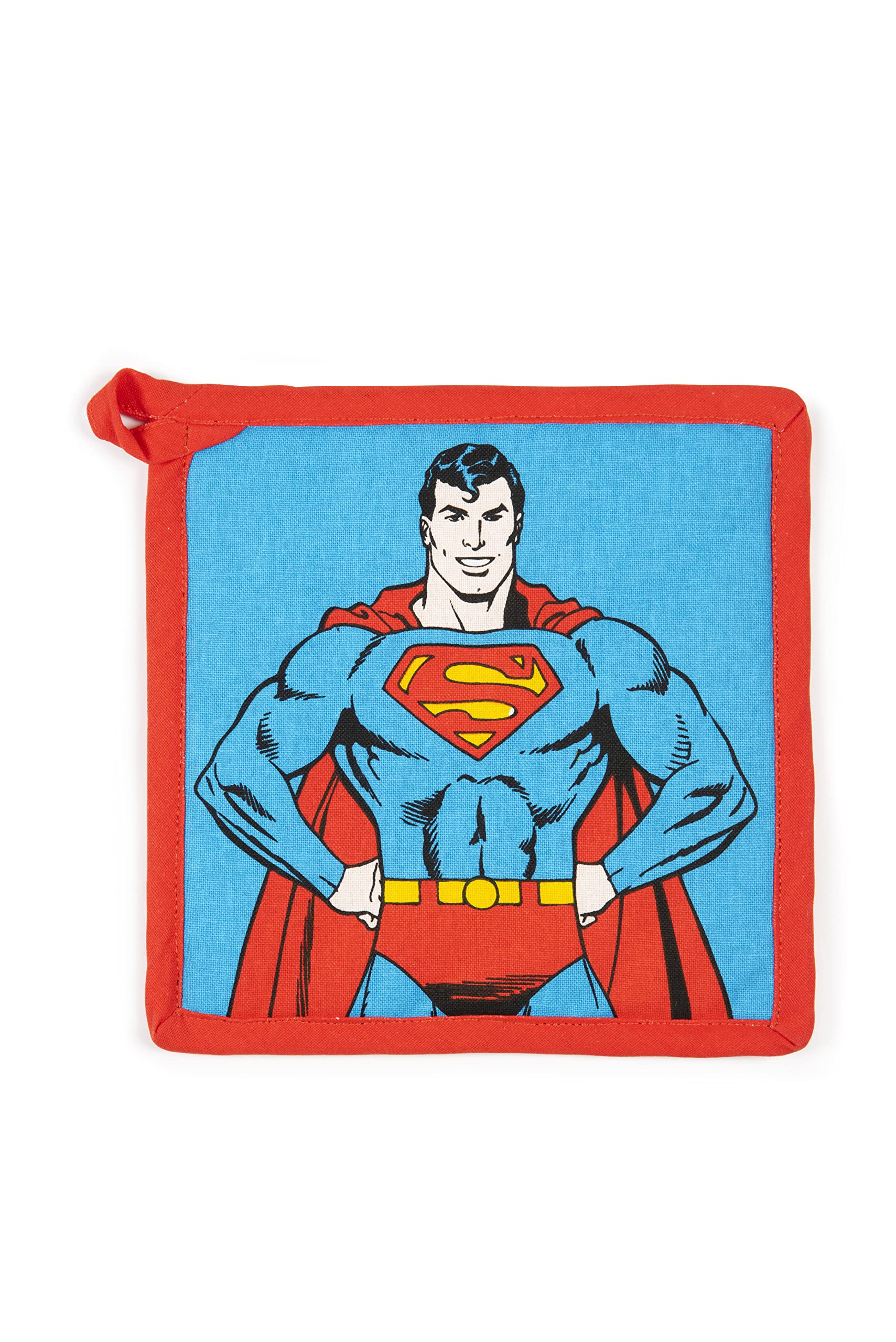 Excelsa Superman Kitchen Pot Holder, Cm. 20 x 20, Lining 100% Cotton, Filling Polyester