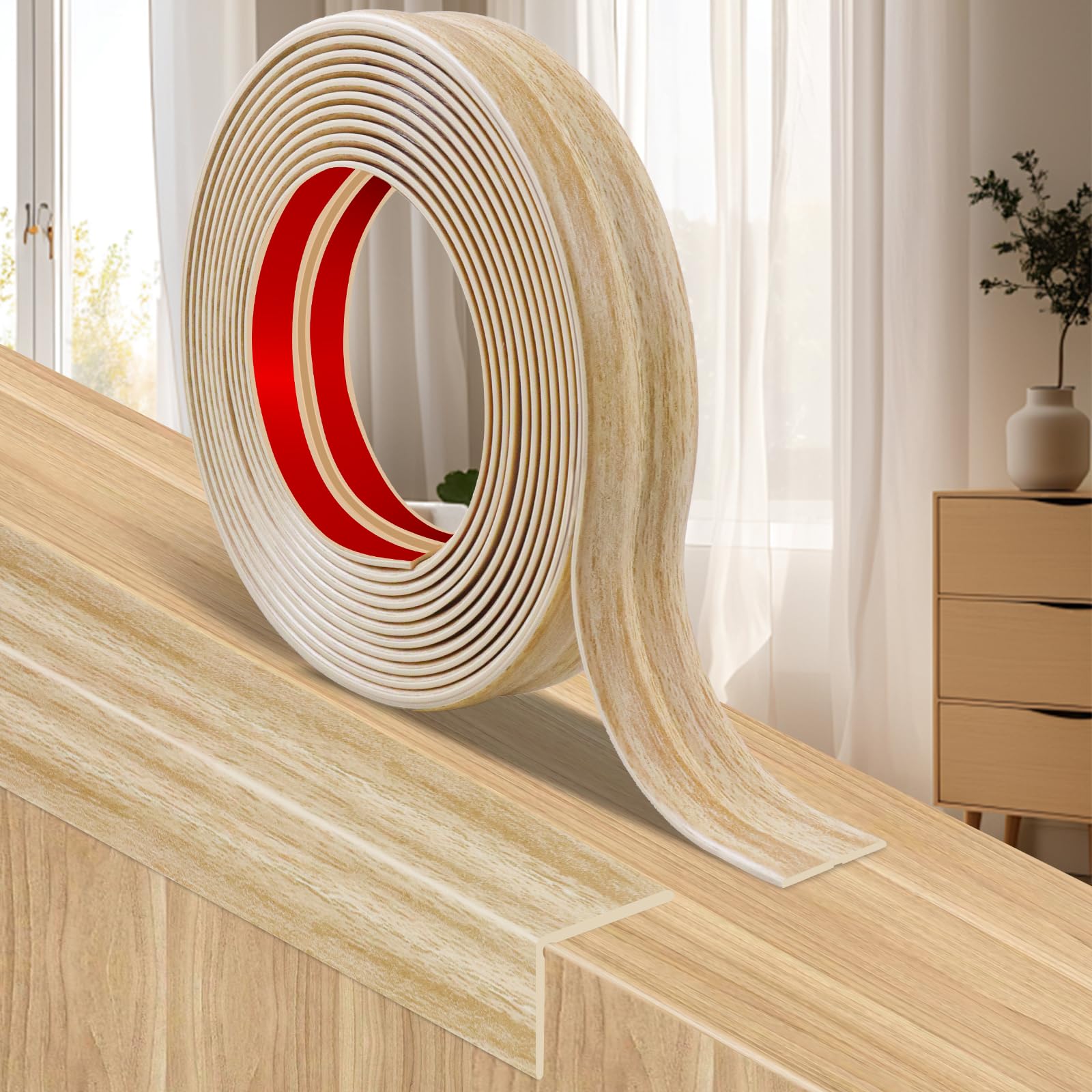 Moulding Trim 12m Self Adhesive Wall Corner Protectors Corner Trim is Suitable for Windows, Tables and Wall Corners to Protect and Decorate