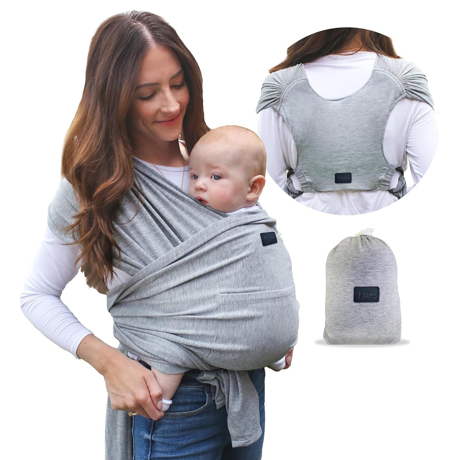 thumbnail image 2 of Producto: Accmor Baby Sling Ring 3 Inch Aluminium Wrap Rings Soft Carrier Ring Accessory For Infants Toddlers Newborn Kids, Works With Your Own Material Or Convert Wrap To Sling (Silver 2 of 14