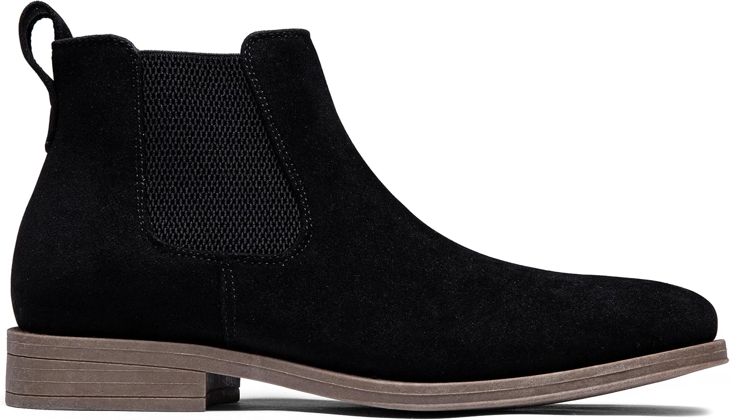Jousen Men's Chelsea Boots Casual Suede Slip On Ankle Boots Dress Boots for Men - Image 5