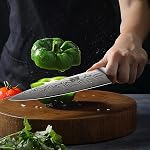 HOSHANHO 16-Piece Knife Set with Block, Ultra Sharp High Carbon Stainless Steel Knife Block Set, Chef Knives Set Professional Kitchen Knives Set with Sharpener and Pakkawood Handle