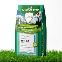Zauberrasen 10 kg Quick Germinating Grass Seed for 500 m² Lawn Reseeding | Fast growing lawn for lawn repair and new planting. Easy-care lawn seed for sports lawns and play lawns.