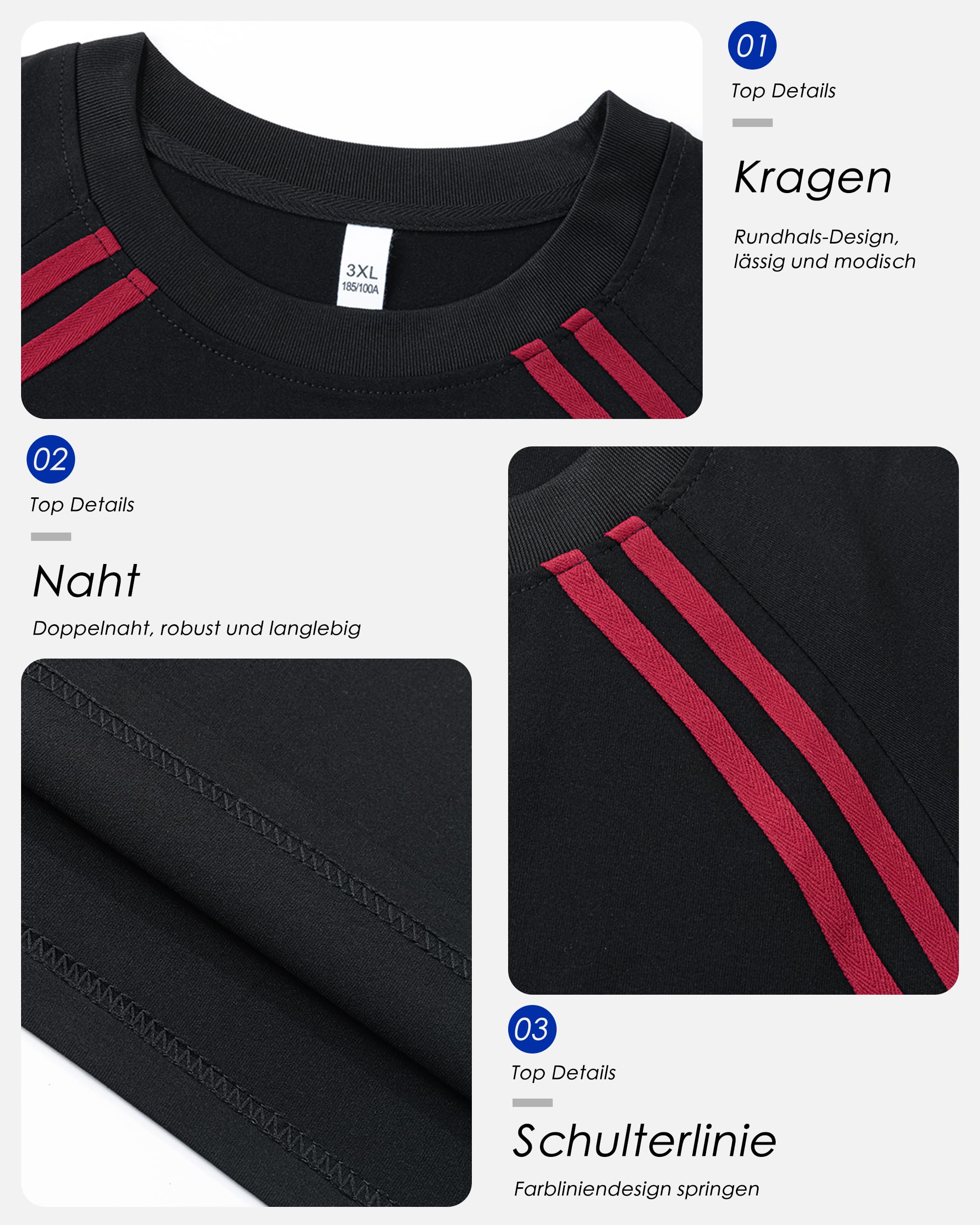 Chándal Para Hombre Conjunto Deportivo De Verano Completo Elegante Holgado Transpirable Ideal Para El Tiempo Libre Tenis Gimnasio Fútbol Golf Y Senderismo.