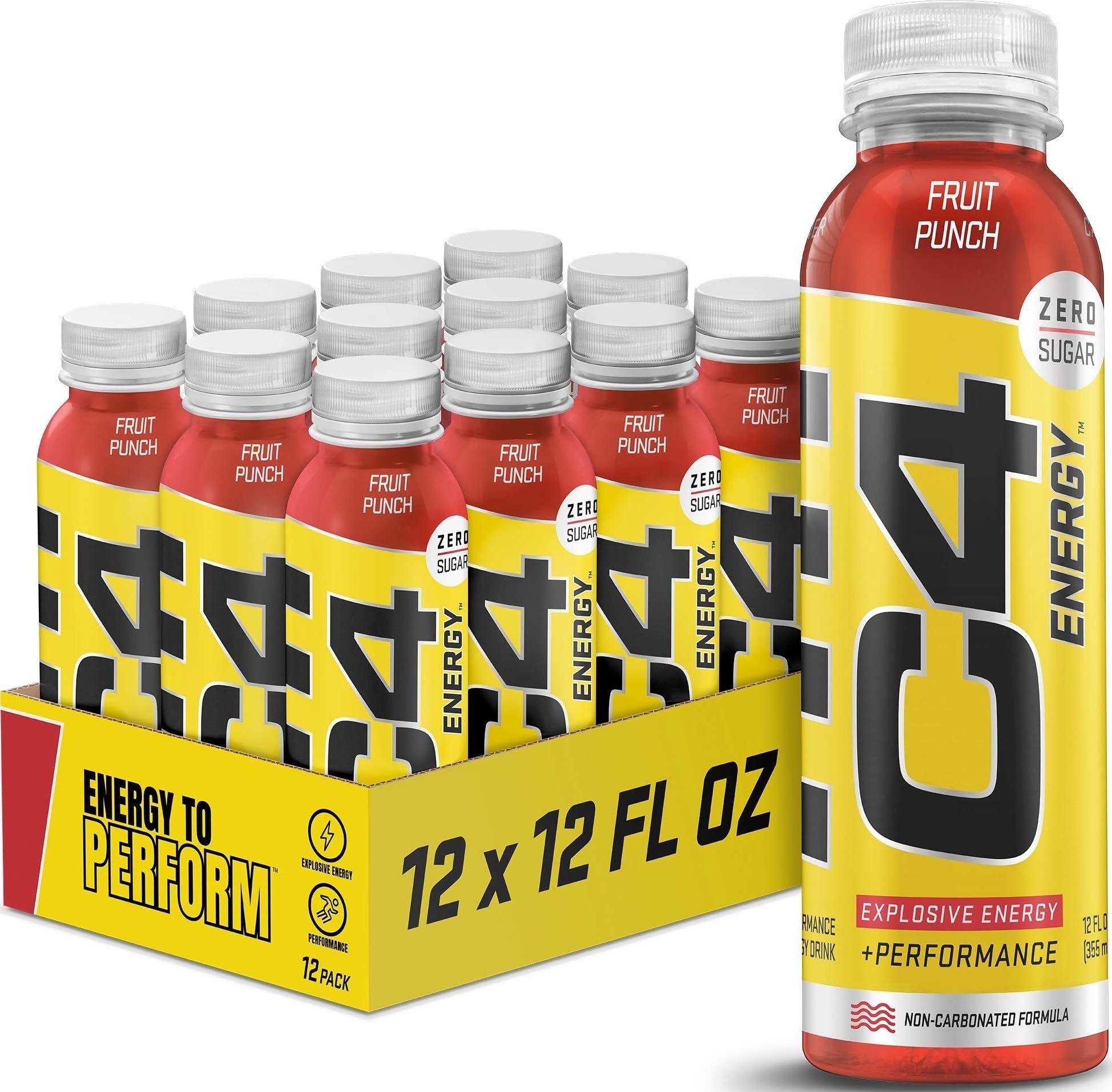 C4 Energy Non-Carbonated Zero Sugar Energy Drink