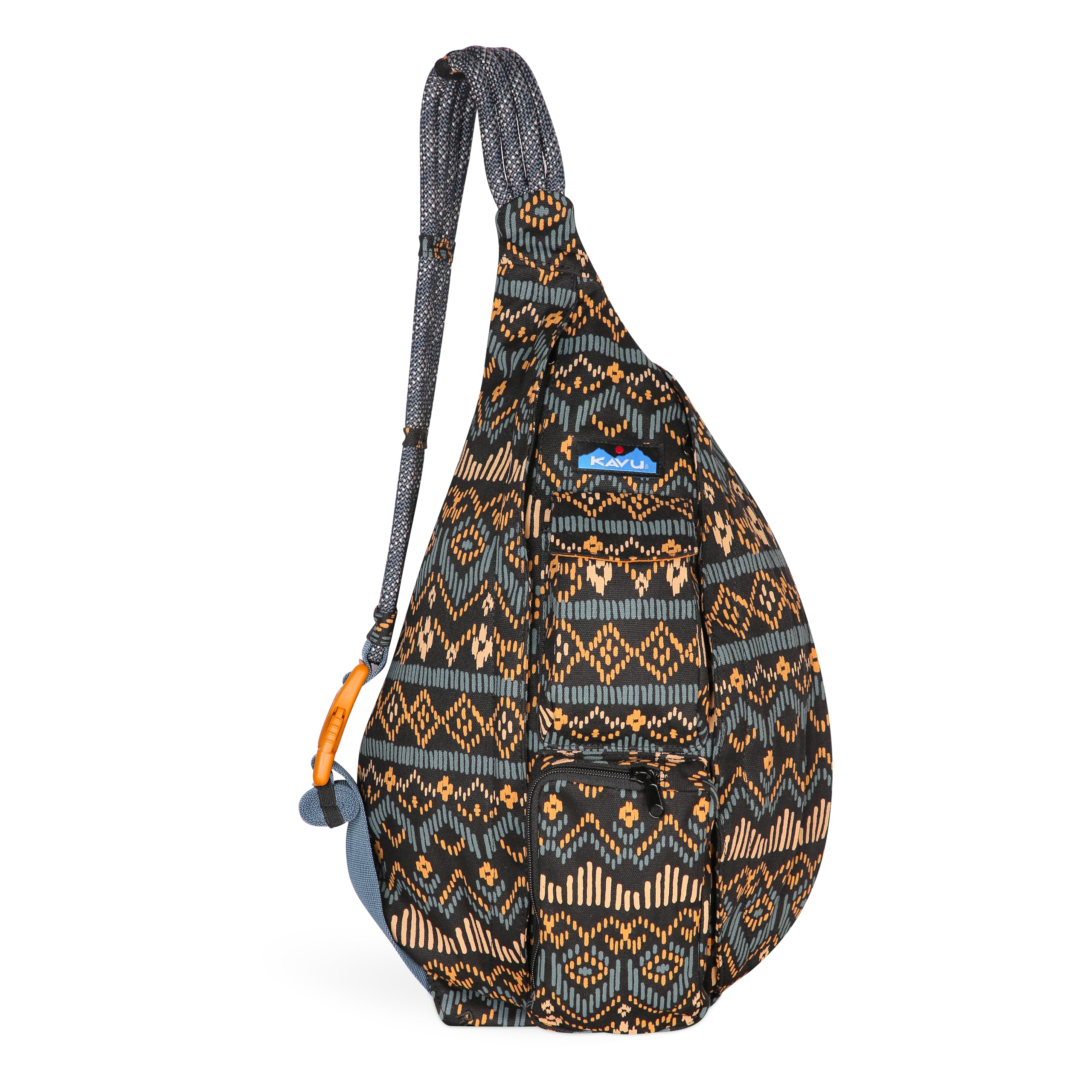 KAVU Original Rope Bag, Cotton Canvas Crossbody for Travel
