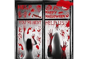 Funnlot Spooky Halloween Window Clings Decorations