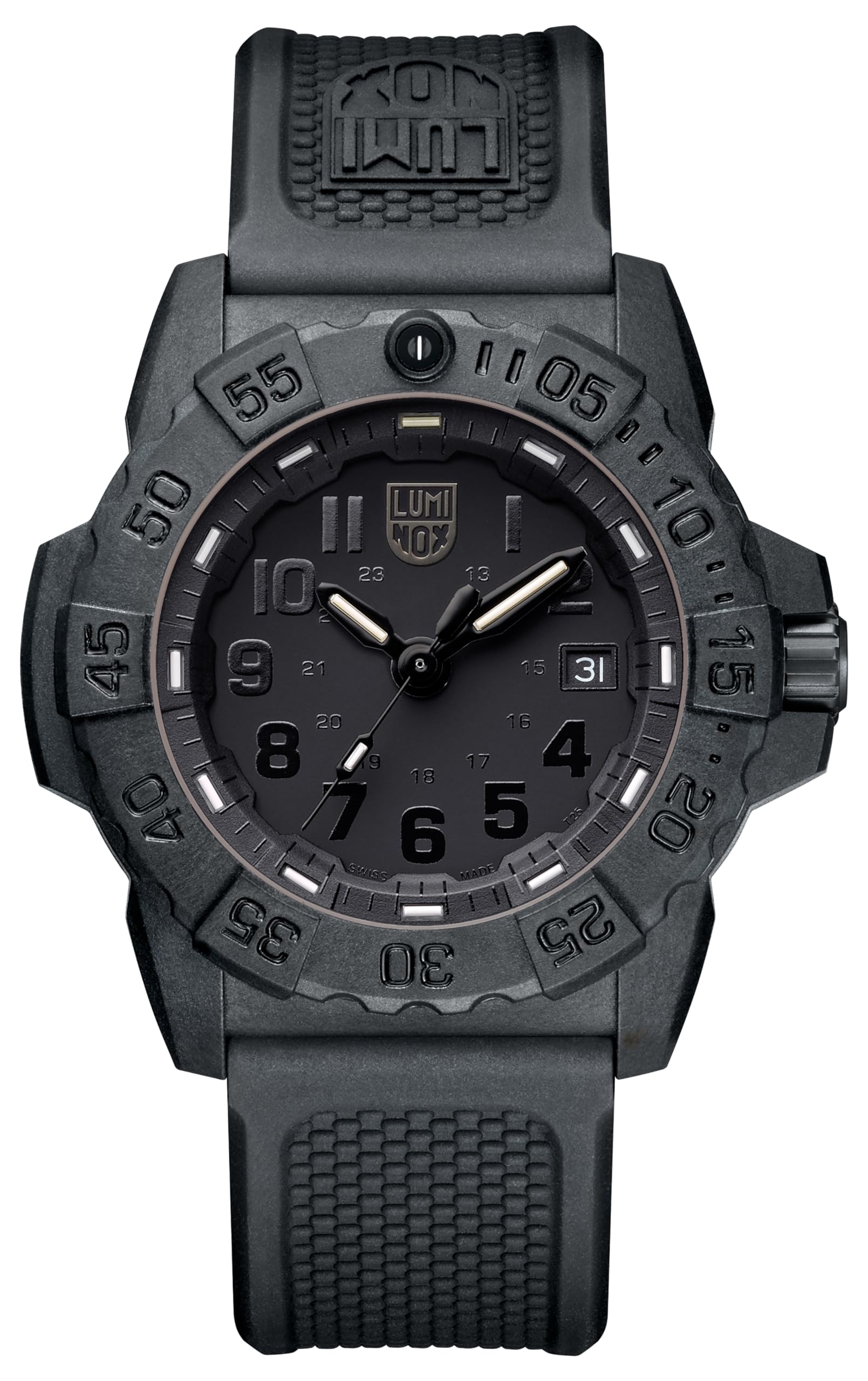Luminox XS.3501.BO.F - Orologio analogico per unisex adulto automatico con cinturino in acciaio inossidabile, Non si applica, striscia