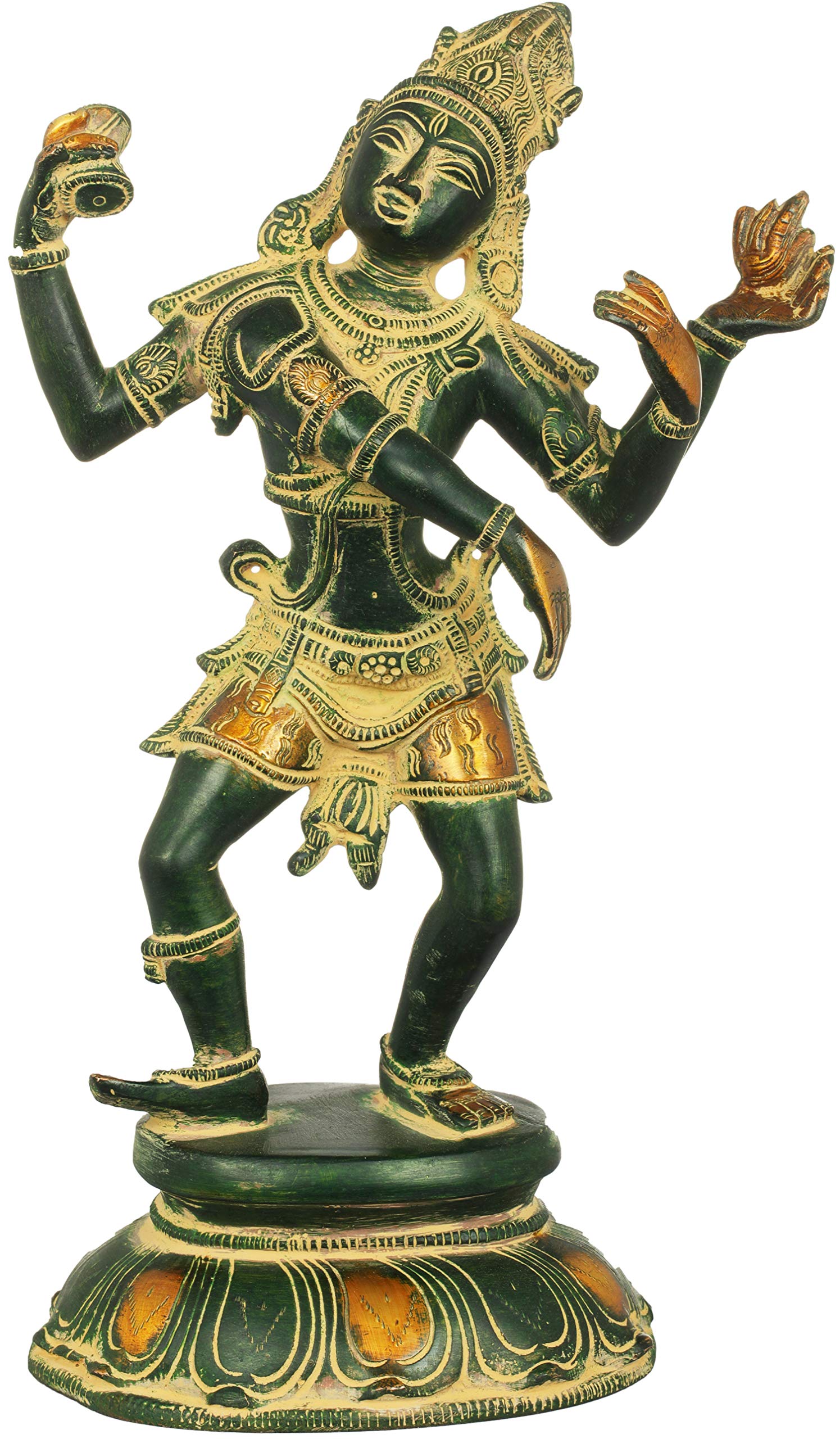Shiva dansant statue laiton pour harmoniser votre coin de meditation